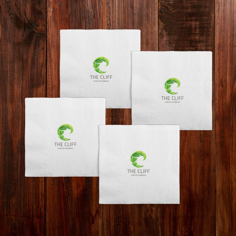 napkin in logo chất lượng cao