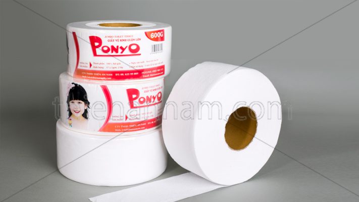 Giấy vệ sinh cuộn lớn Ponyo