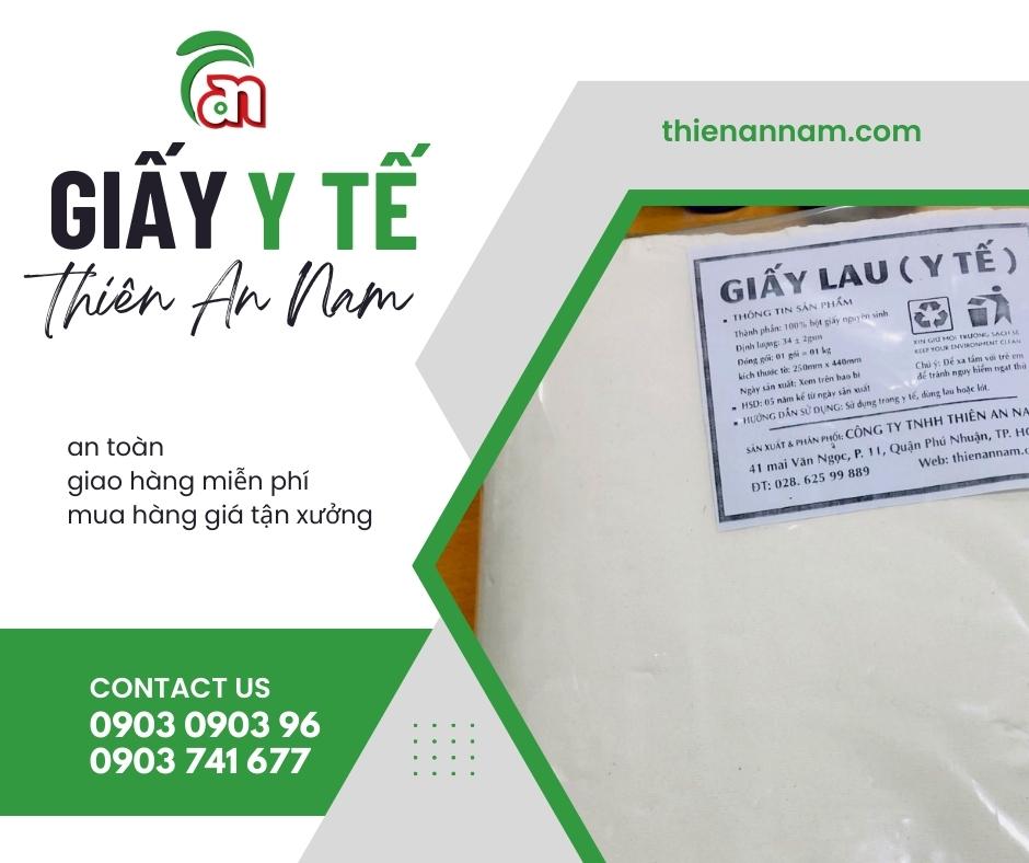 Thiên An Nam cung cấp giấy y tế chất lượng uy tín tại Việt Nam