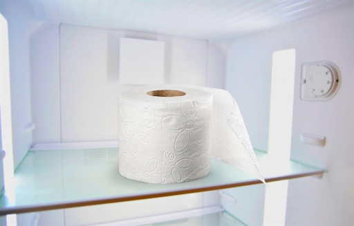 Cách dùng khăn giấy khử mùi tủ lạnh hiệu quả