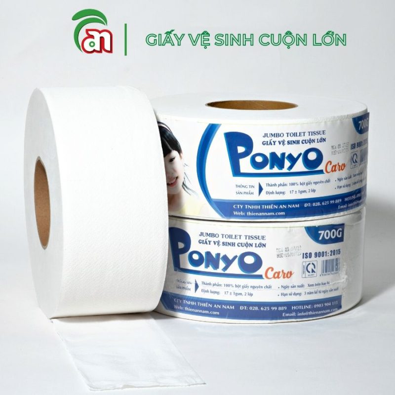Ponyo - Thương hiệu giấy vệ sinh cuộn lớn an toàn
