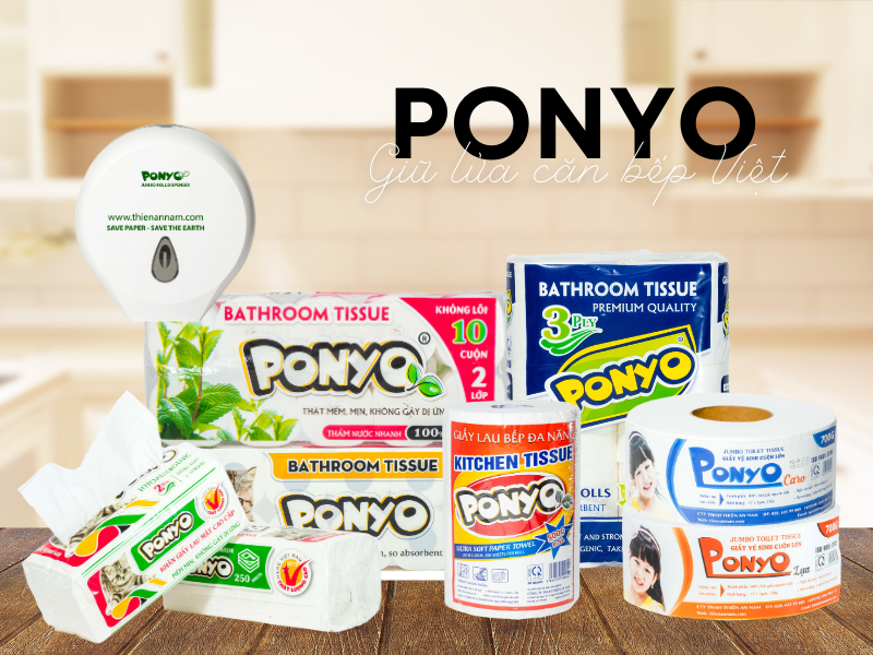 Giấy Vệ Sinh PonyO đa dạng mẫu sản phẩm để khách hàng dễ lựa chọn