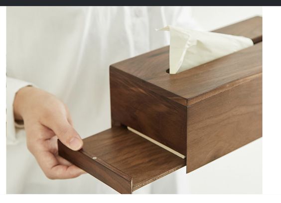 hộp đựng giấy ăn bằng gỗ