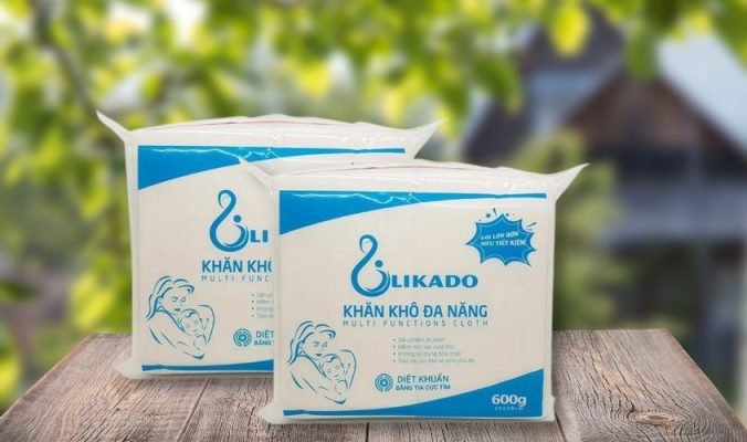 Khăn giấy lau mặt Likado