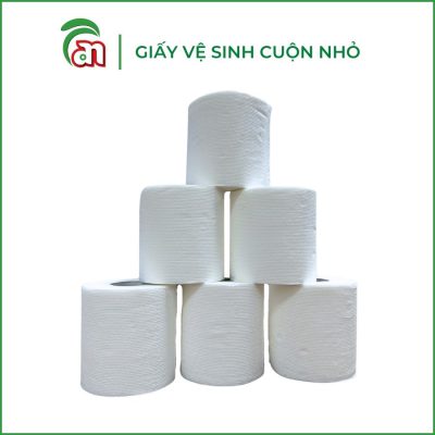 giấy vệ sinh cuộn nhỏ cho khách sạn