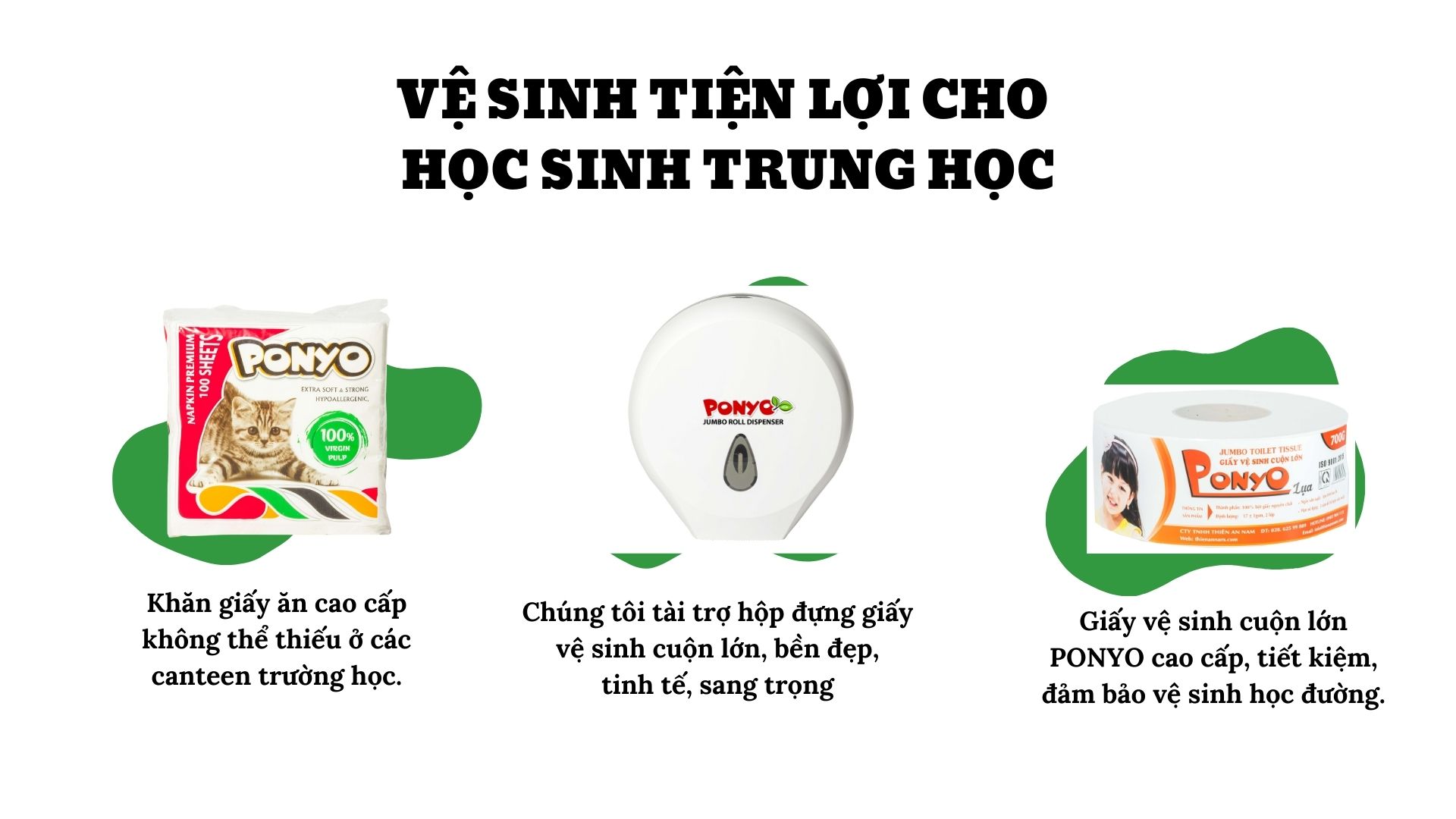 Công ty sản xuất khăn giấy cho các trường học