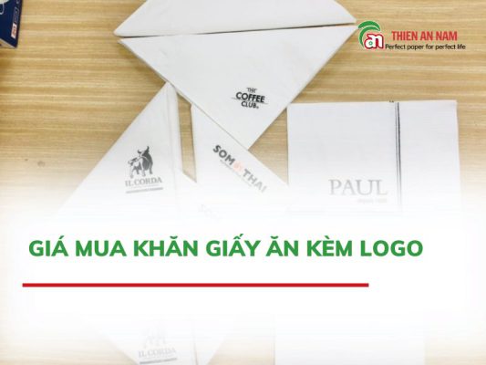 Giá Mua Khăn Giấy Ăn Kèm Logo