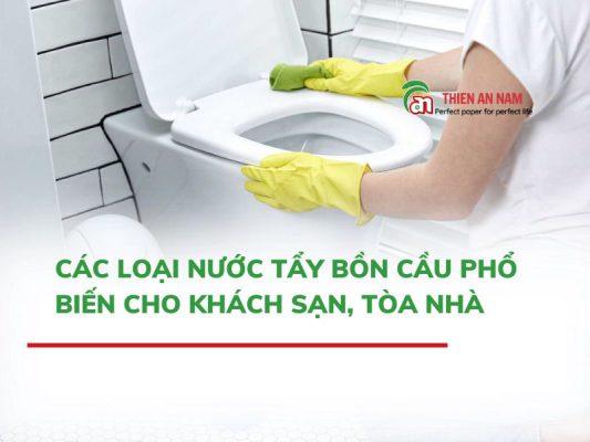 Các Loại Nước Tẩy Bồn Cầu Phổ Biến Cho Khách Sạn, Tòa Nhà