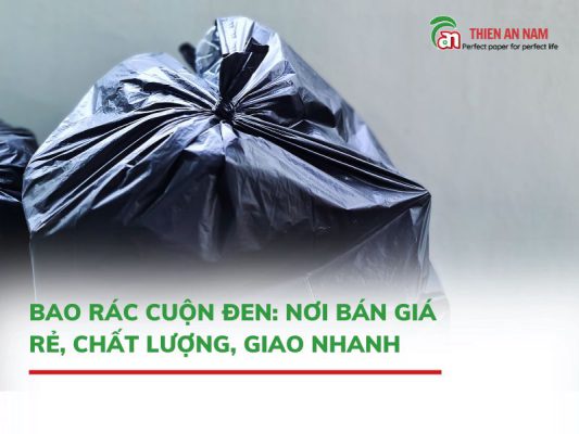 bao rác cuộn đen