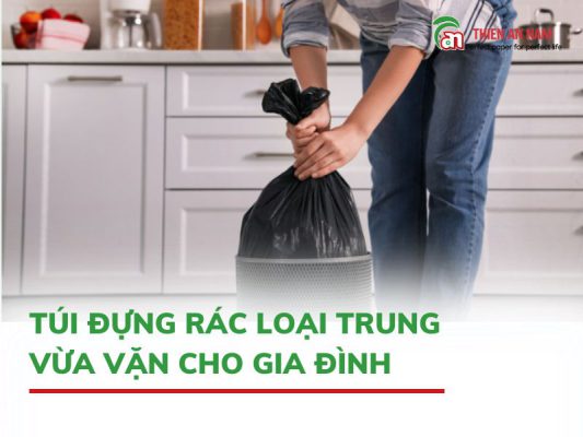 túi đựng rác loại trung