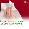 khăn giấy rút treo tường